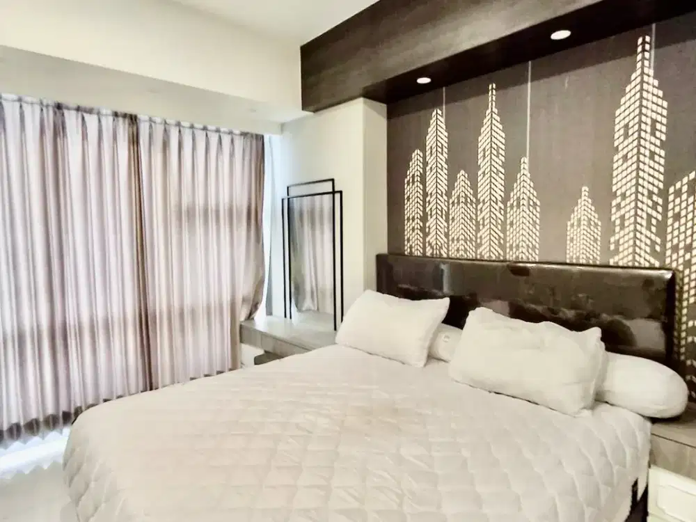 DISEWAKAN APARTEMEN LA VIZ 2BR LT27 LUXURY FURNISH PAKUWON MALL