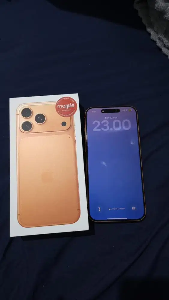 Iphone 17 promax 256gb cosmic orens garansi resmi