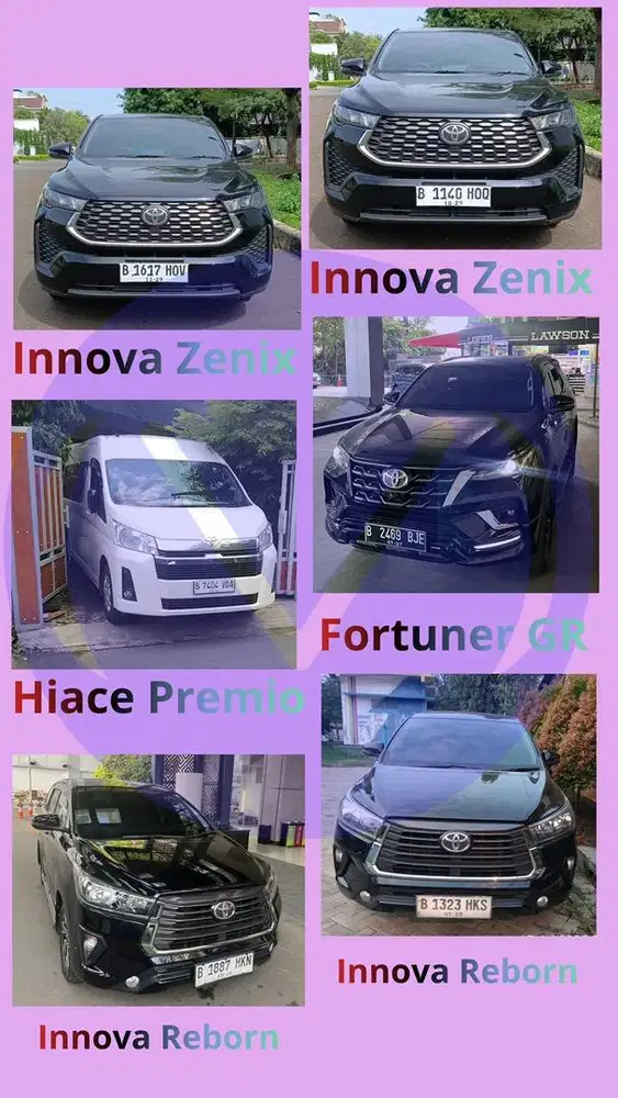 TERLARIS rental mobil fortuner innova reborn hiace premio zenix murah