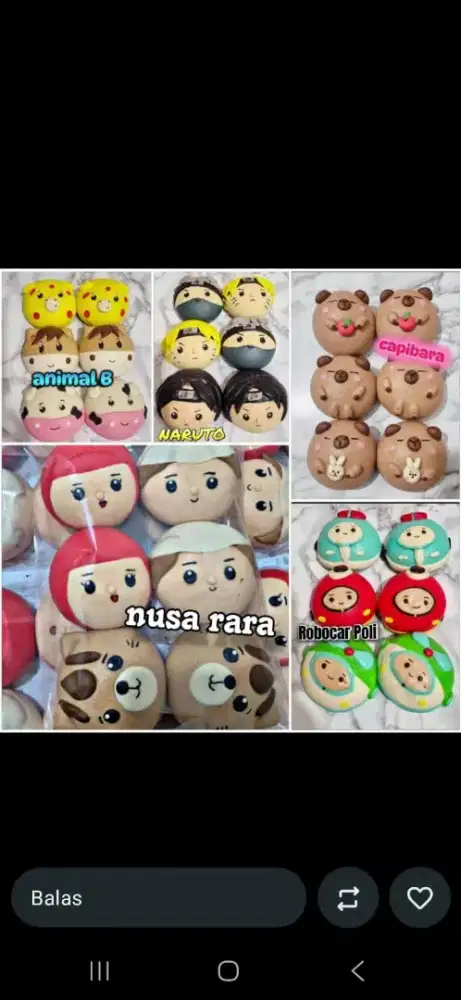 Bakpao Karakter frozen isi 6pcs