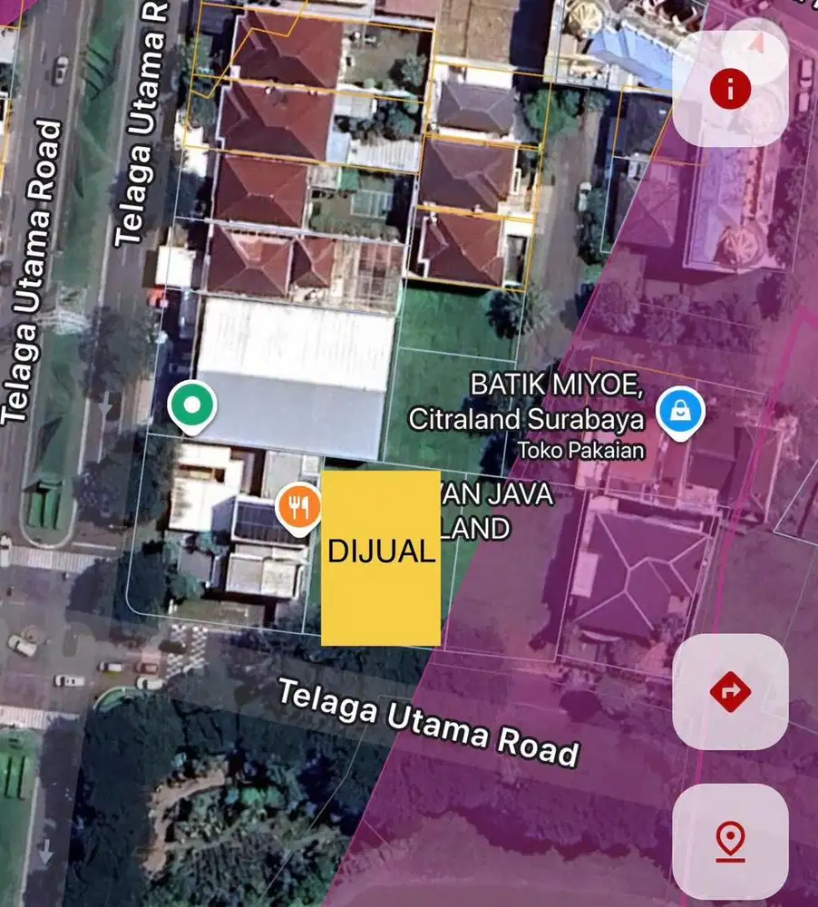 LOKASI MENTERENG 25JT/M2! DIJUAL KAVLING TANAH CITRALAND RAYA UTAMA