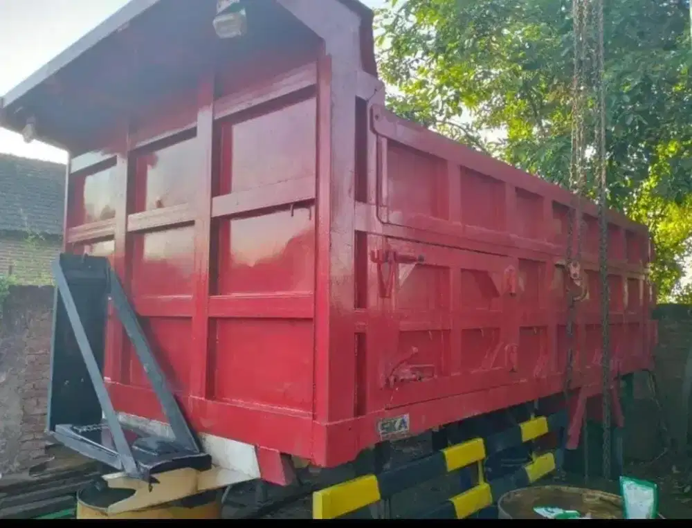 Bak dump truk fulset komplit hidrolis