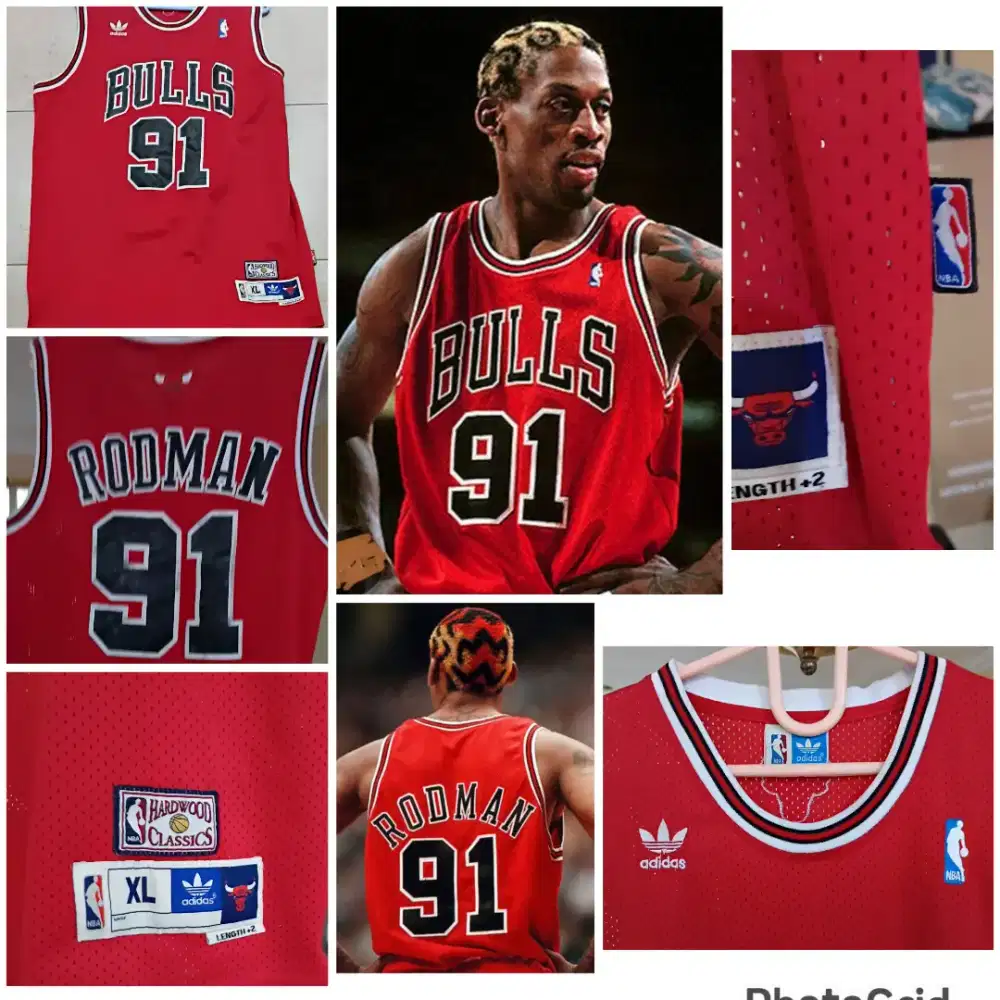 Baju Basket Ball Chicago bull  DENIS RODMAN 91