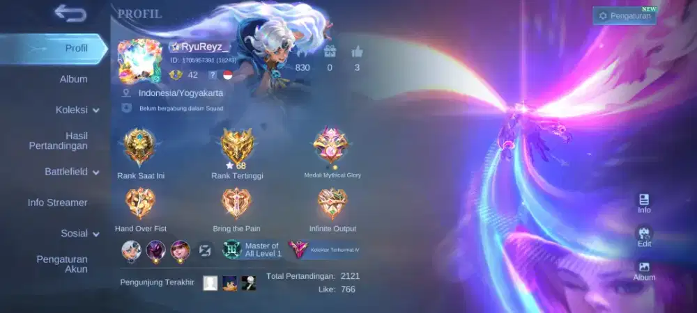 Jual Akun Mobile Legend