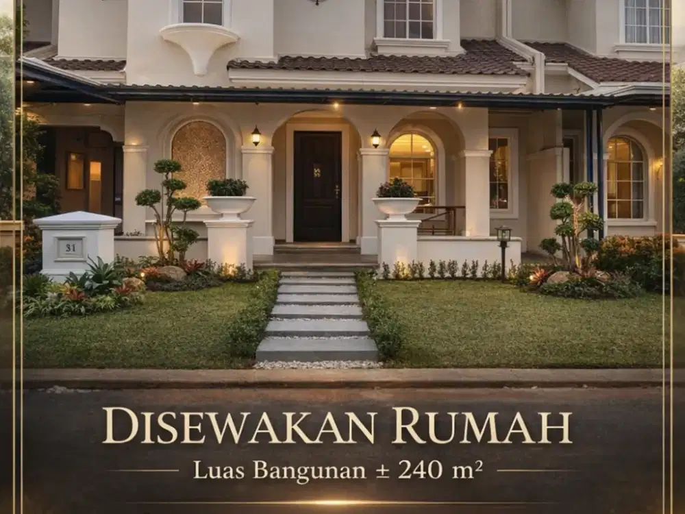 Sewa Rumah Siap Huni di Sutera Tiara Alam Sutera