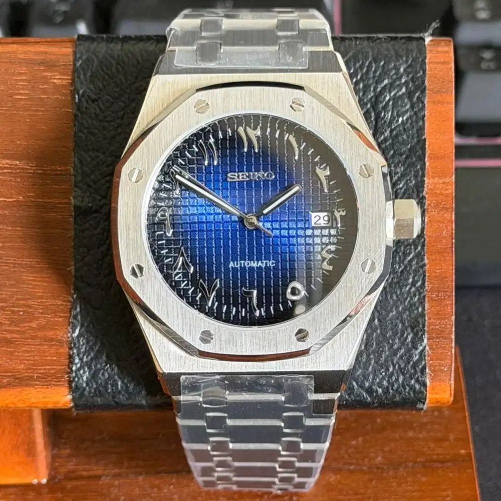 Seiko Royal Oak Arabic Navy Blue NH35 Automatic Special Edition