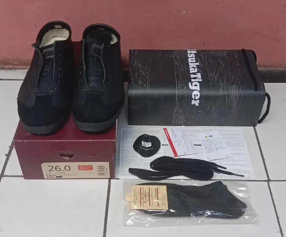 Sepatu Pria ONITSUKA TIGER MEXICO 66 DELUXE MADE IN JAPAN sz 41.5