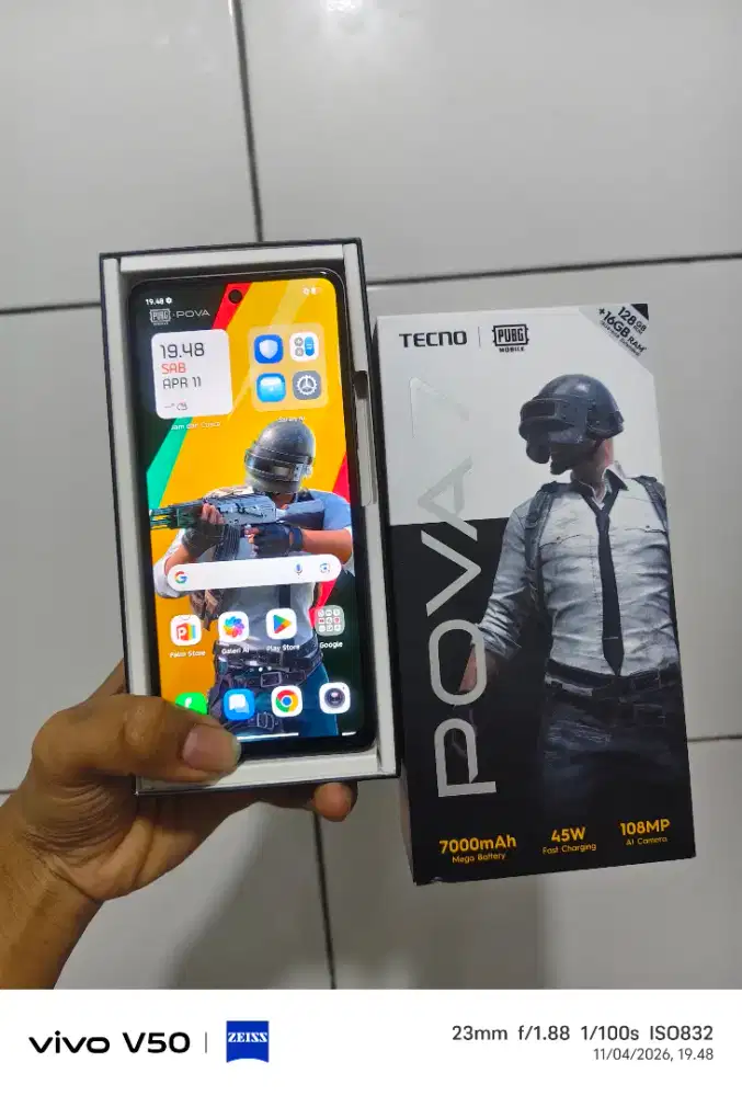 Tecnoo pova 7 4g 8/128 99% mulus