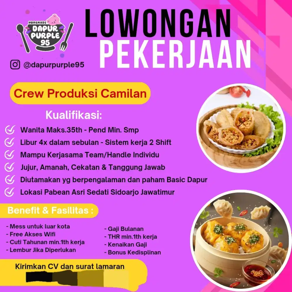 Crew Produksi Camilan