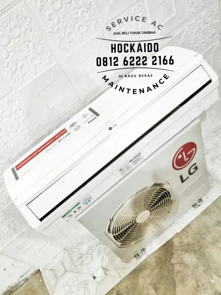 AC LG 1/2 PK FREON R410 TERIMA DINGIN