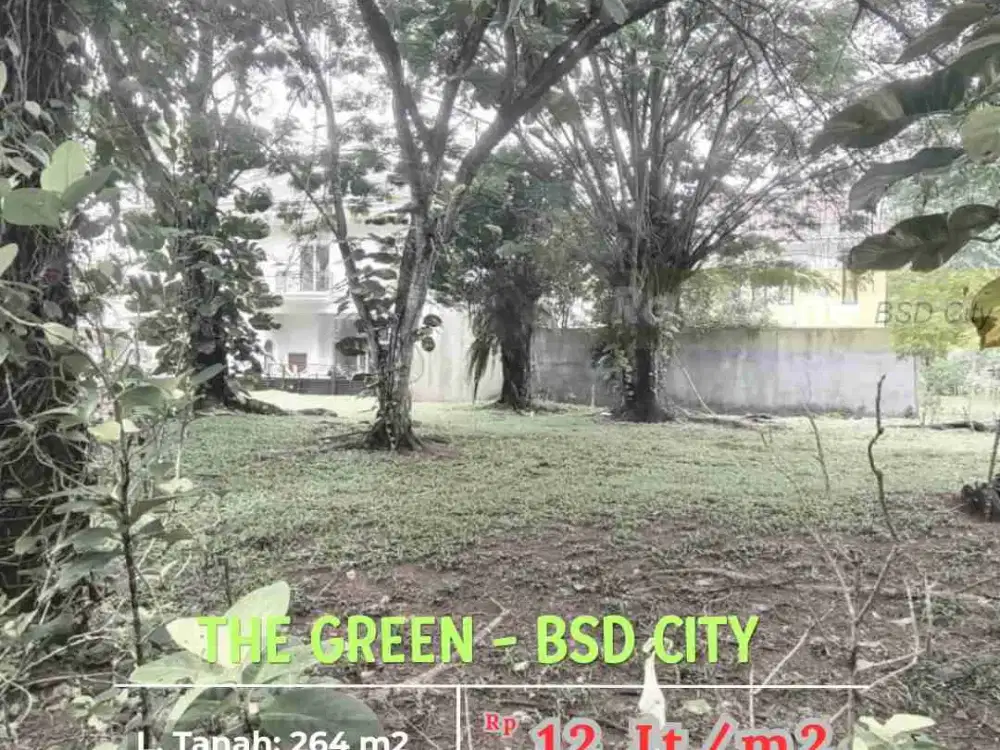 Kavling Bagus Dan Strategis di The Green BSD City