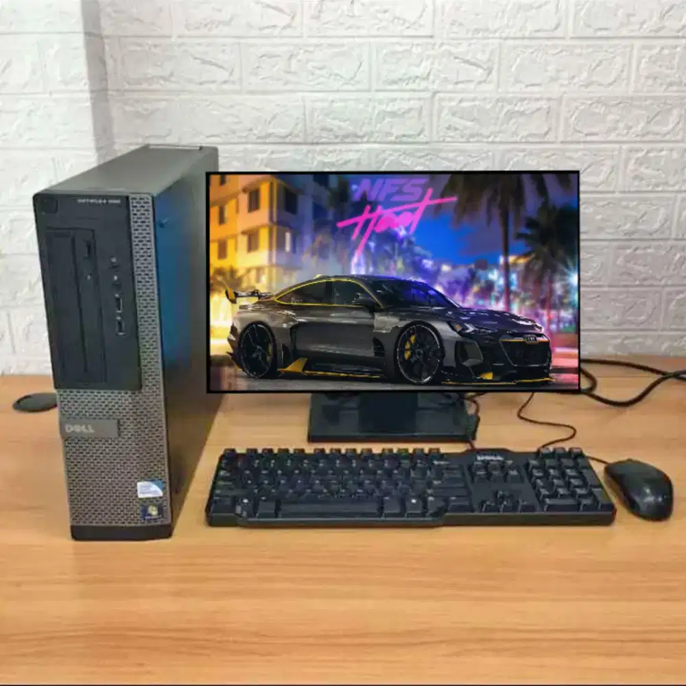PC GAMING FULSET + LCD + RAM 8 GB + VGA 1 GB + HD 500 GB + GAMES APP
