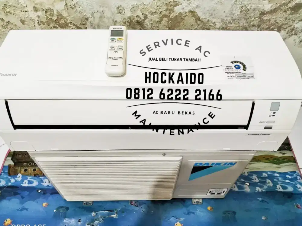 AC DAIKIN 1 PK FREON R410 SEPERTI BARU