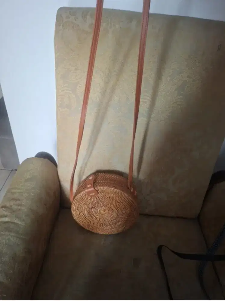 Tas rotan bali ori