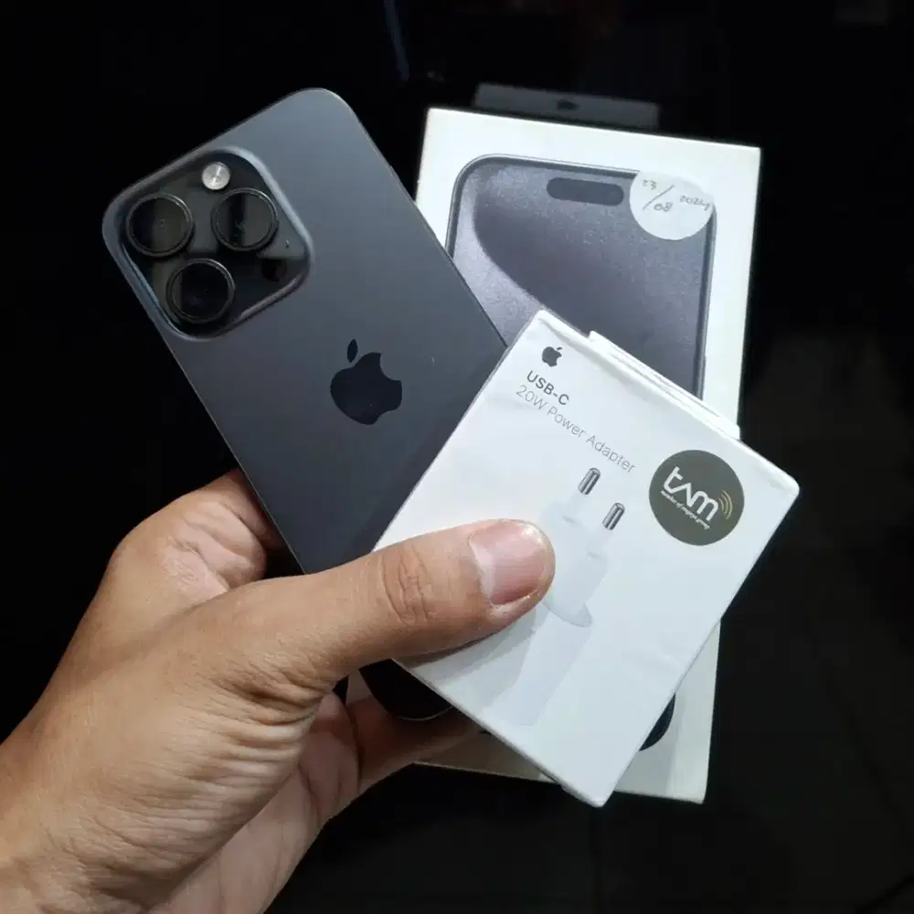iPhone 15 Pro 256gb ex iBox Full ori Free Adapter