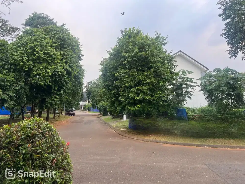 Kavling Hoek Jalan Boulevard Depan Taman BSD city