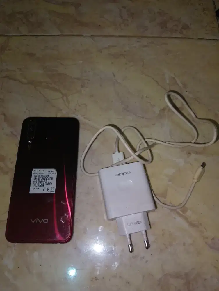 Vivo y15 4/64 Mulus & Siap Pakai, Minus Fp/Sidik Jari Off. Nego Bensin