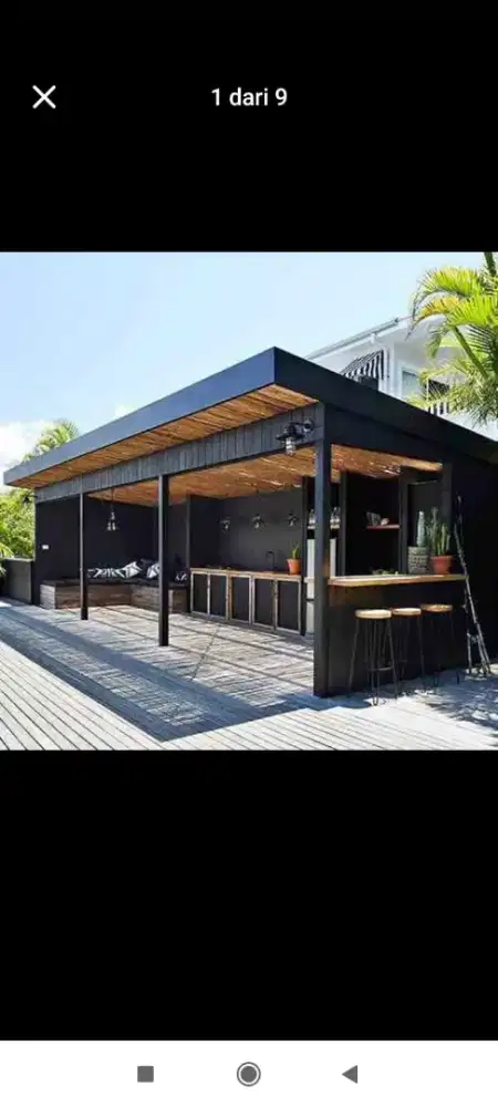 Mezanine, canopy balkon, ralling balkon, tangga, ralling tangga,