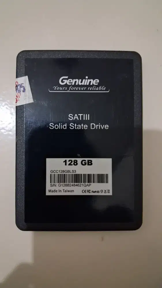 SSD GENUINE 128GB + RAM SODIM (LAPTOP) DDR3 8GB PC3-12800U