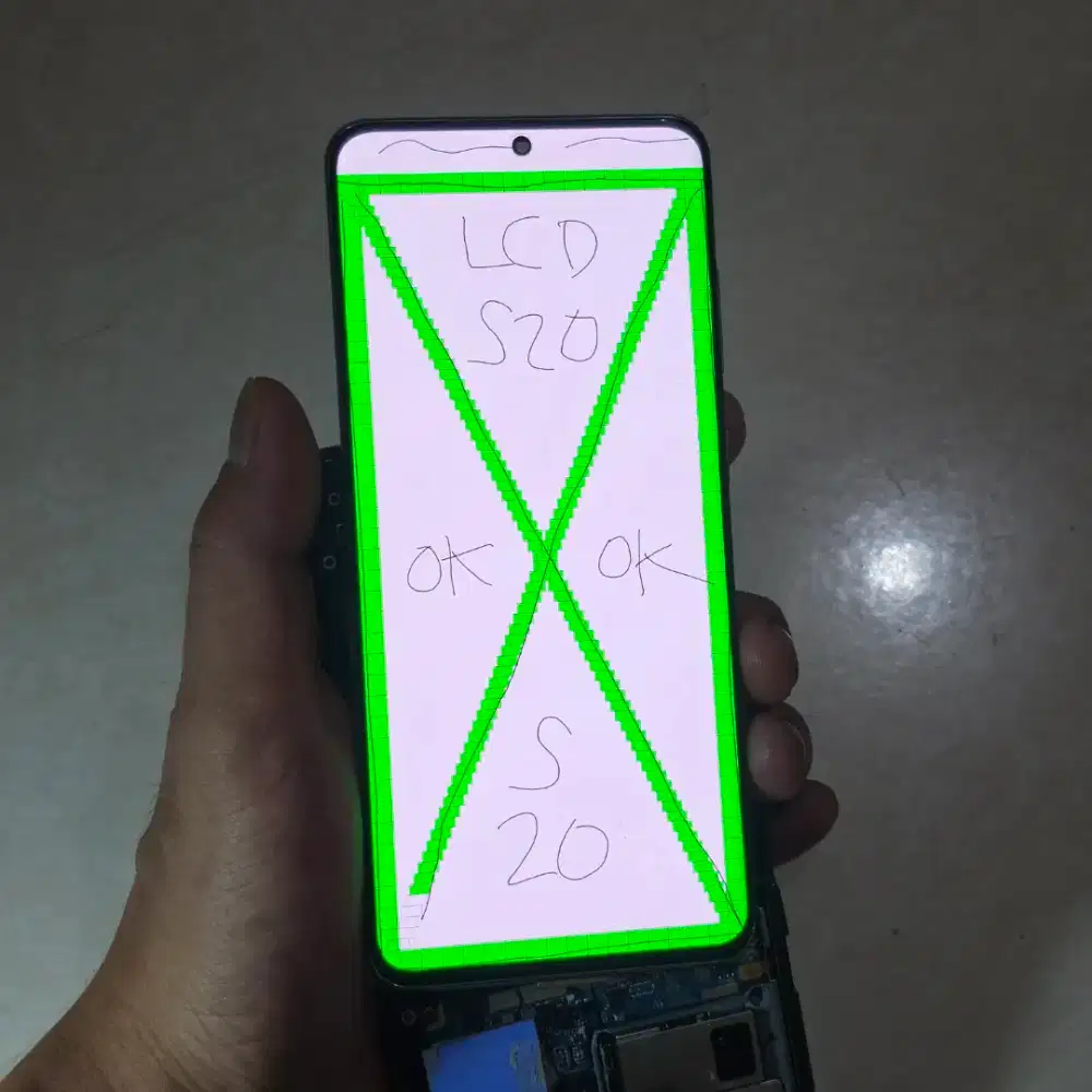 LCD SAMSUNG GALAXY S20 ORIGINAL MULUS NO MINUS FULLSET FRAME