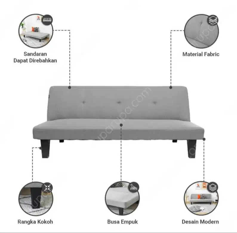 Sofa Bed Informa Martis Oakland 180cm