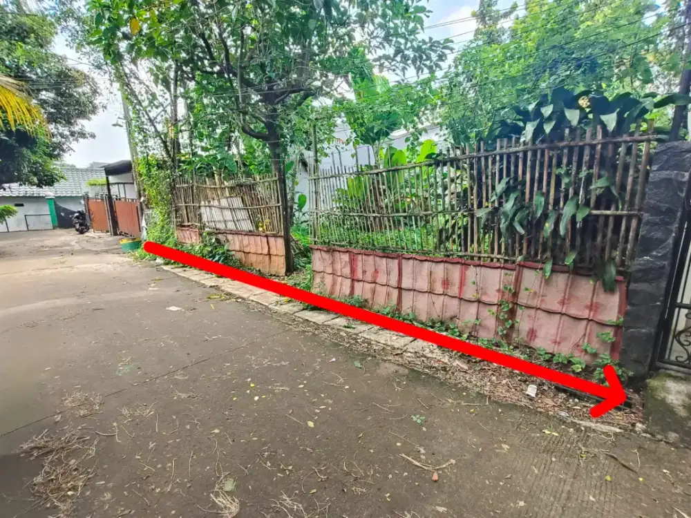 Tanah dijual strategis dekat LRT 300m²(4jt)Harjamukti Cimanggis Depok