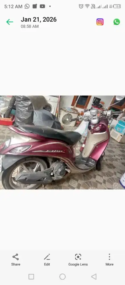 Yamaha fino;2014 .SS lengkap pajak panjang