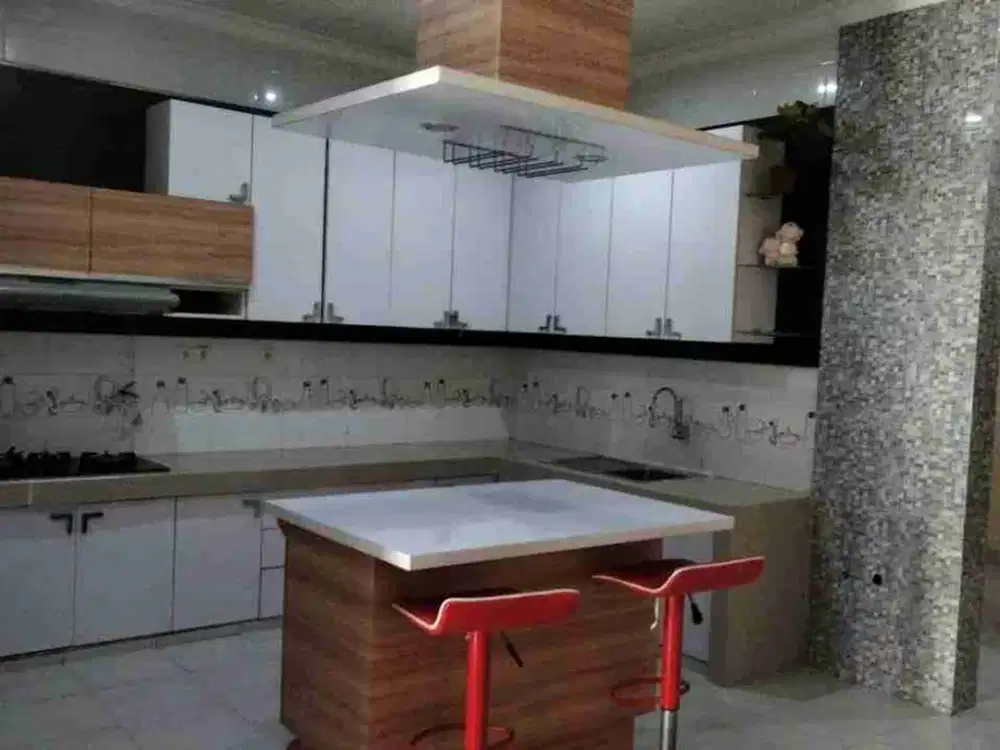 disewa rumah semi furnish cluster aralia harapan indah bekasi
