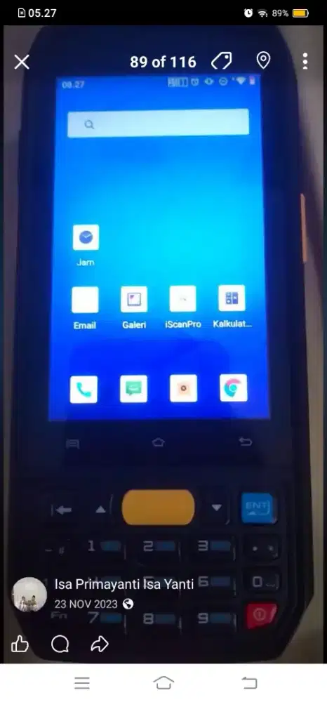 Hp Barcode scanner data