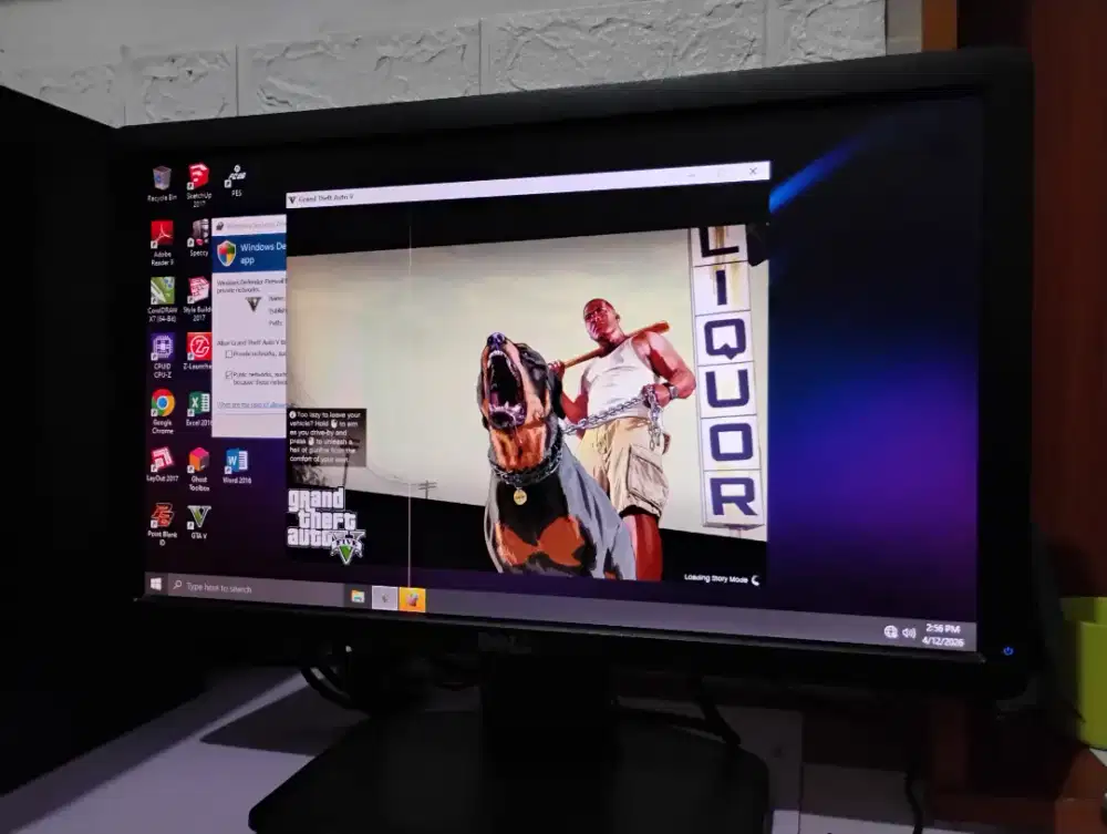 Monitor 19 inch dell (bukan 16 in / 17 in / 20 in)