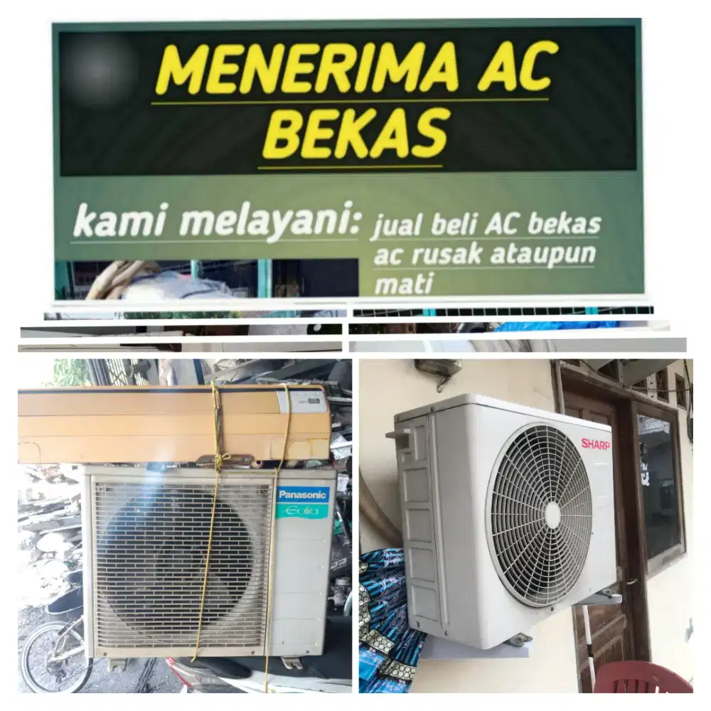 Terima ac bekas rusak