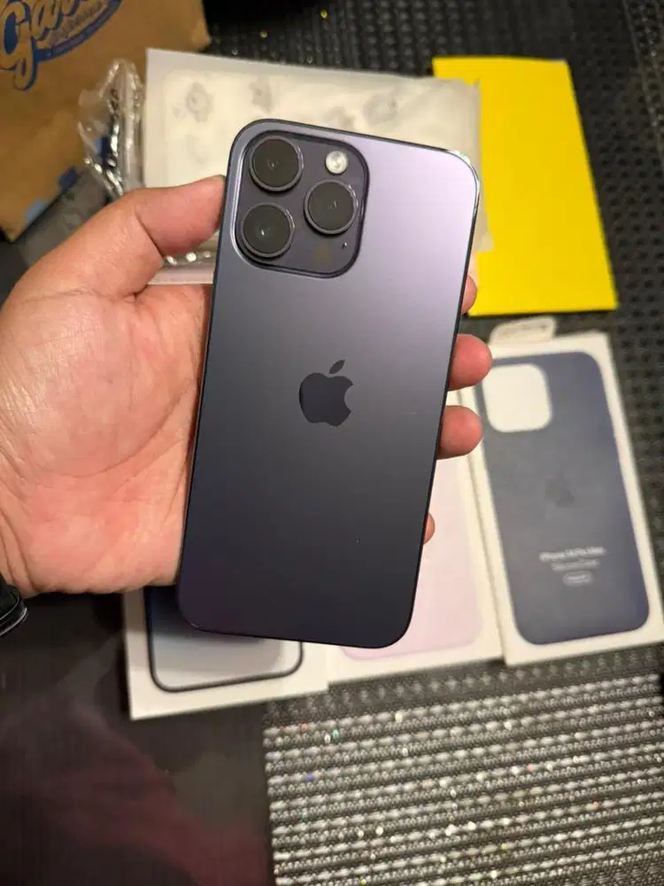 iPhone 14 Pro Max 128GB Deep Purple – Ex iBox Resmi + Banyak Bonus