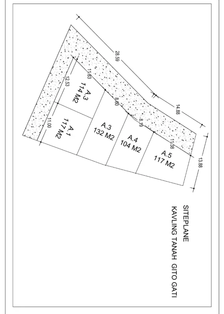 Tanah kavling murah view' sungai dekat jalan Gito Gati Sleman
