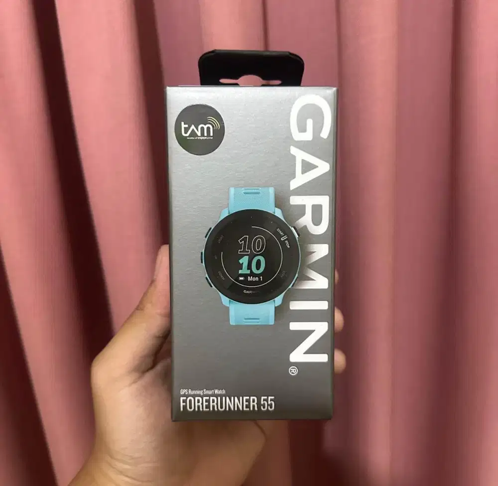 Garmin forerunner 55 aqua kondisi baru garansi resmi segel original
