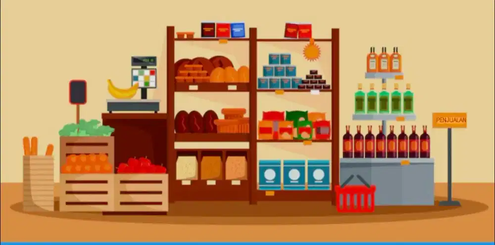 Lowongan kerja toko makanan.
