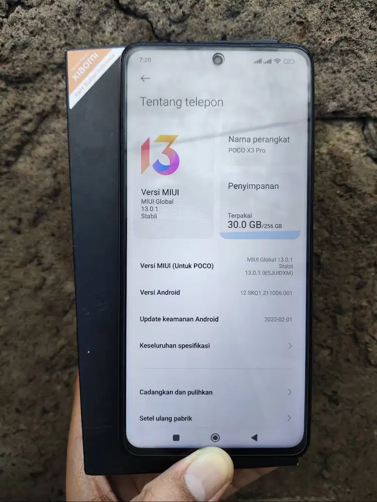 Jual POCO X3 Pro 8/256 GB Fullset Garansi Resmi