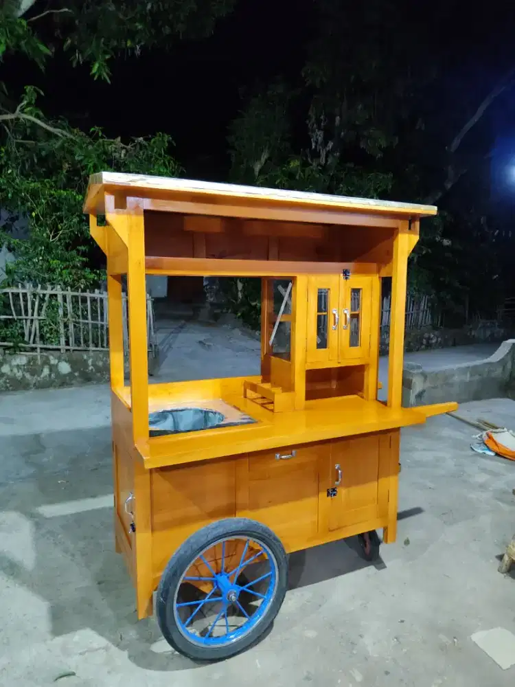 Promo Gerobak Mie Ayam jg Melayani Pesanan Grobak Bakso Bubur Sate dlL