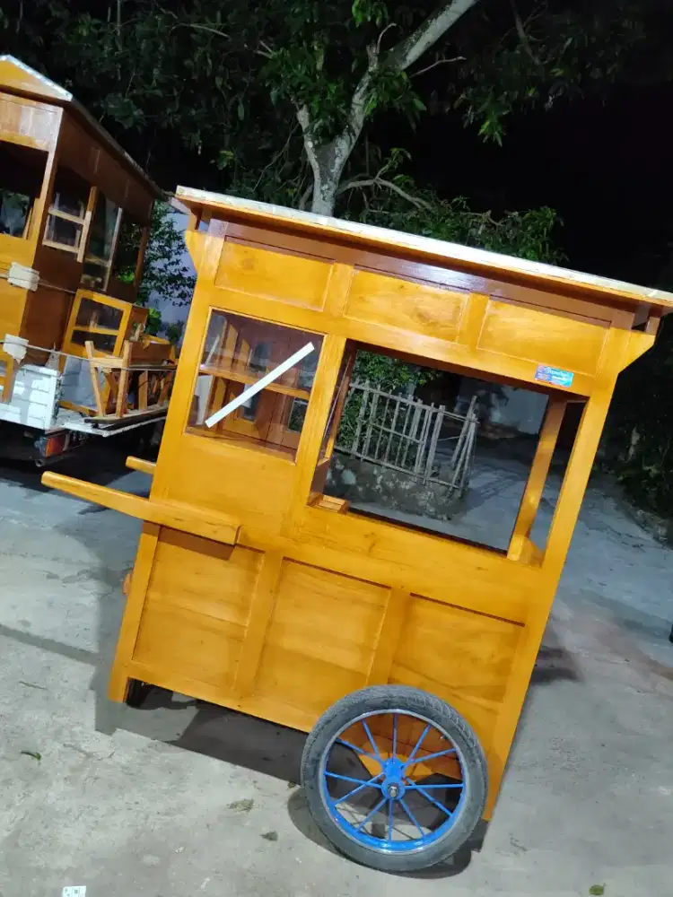 Promo Gerobak Mie Ayam jg Melayani Pesanan Grobak Bakso Bubur Sate dlL