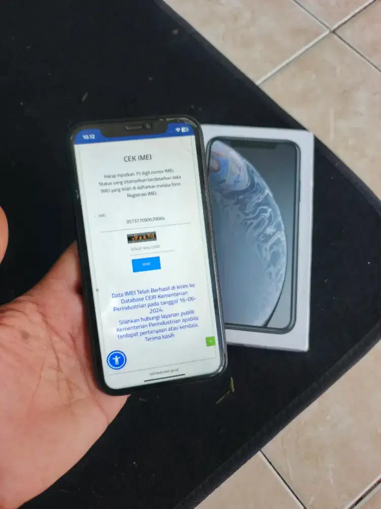 Iphone Xr 64gb Beacukai Fullset