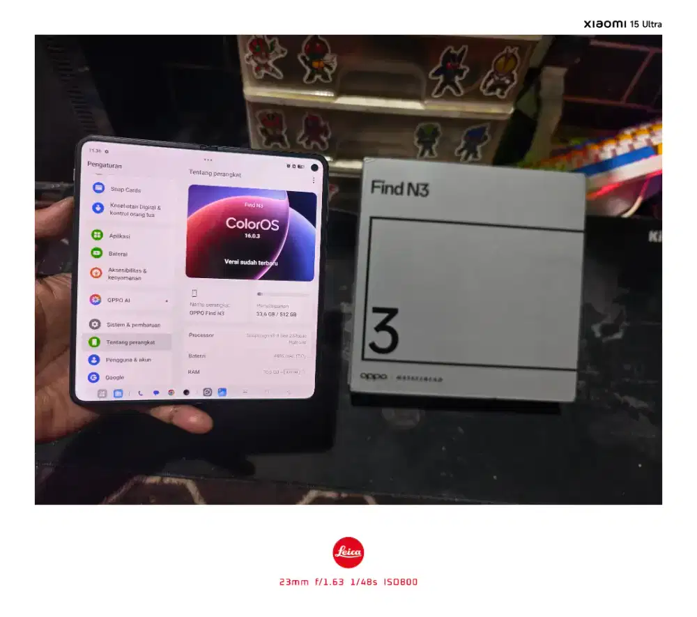 Oppo N3 Fold 5G 16/512Gb Minus Camera Bisa TT