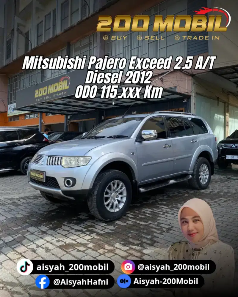 Mitsubishi Pajero Sport 2.5 Exceed A/T Diesel 2012, Silver