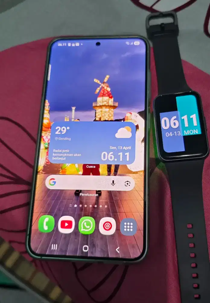 Jual Samsung S24 bonus smart watch samsung galaxy Fit garansi Mei 26