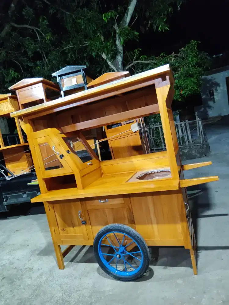 Promo Gerobak Mie Ayam jg Melayani Pesanan Grobak Bakso Bubur Sate dlL