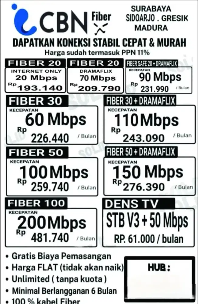 Wifi CBN Cepat dan Murah
