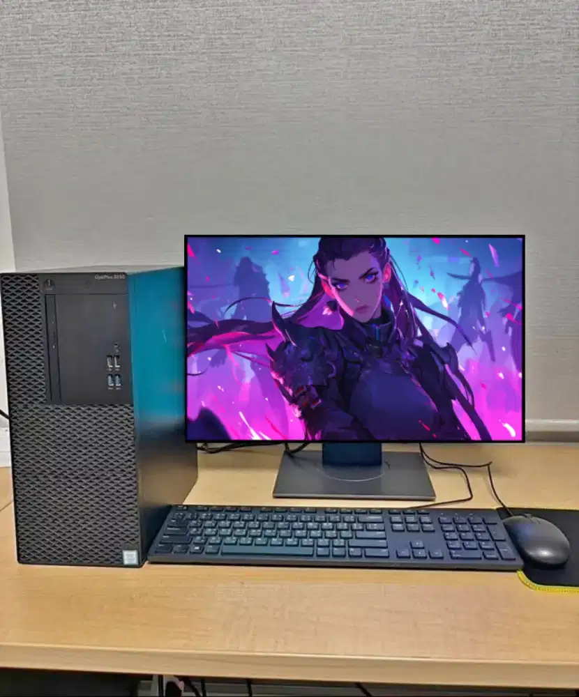 PC GAMING FULSET + LCD + RAM 8 GB + VGA 1 GB + HD 500 GB + GAMES APP