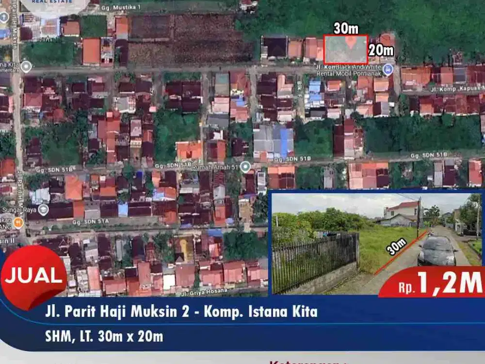 Tanah Kavling siap bangun