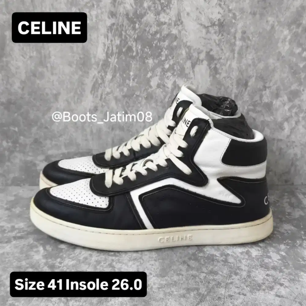 Celine Paris High CT-01 Sneakers Size 41