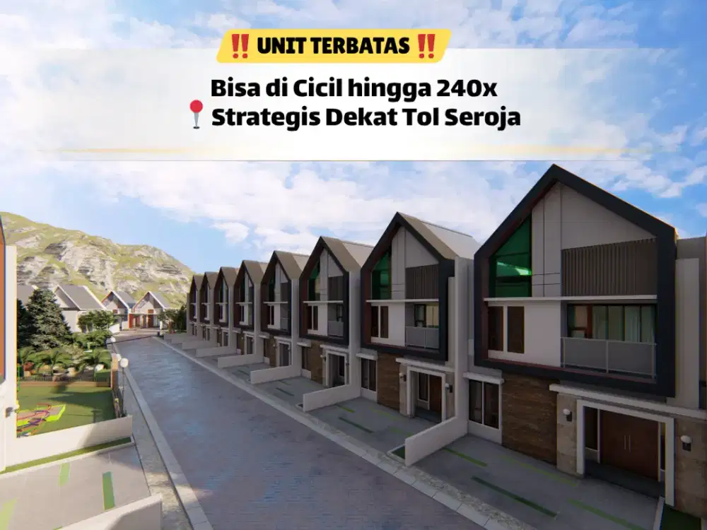 Promo Rumah 2KT Cicilan 240 Bulan ada di Bandung !!