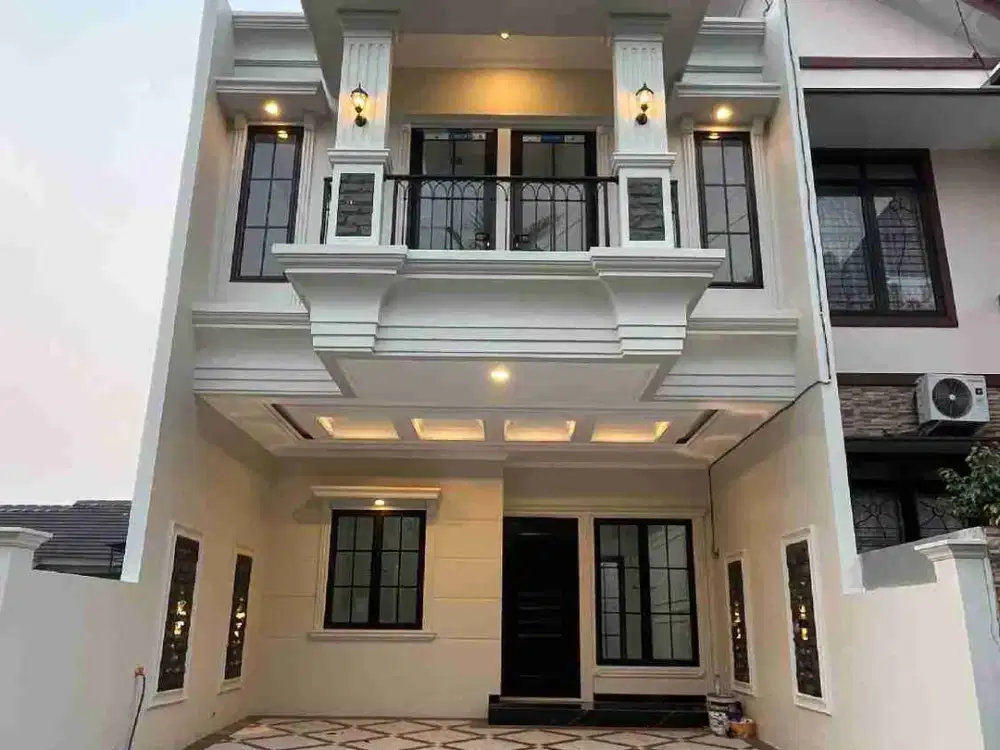 Rumah 2 lantai Mewah dalam perumahan keren di raden saleh Sukmajaya depok