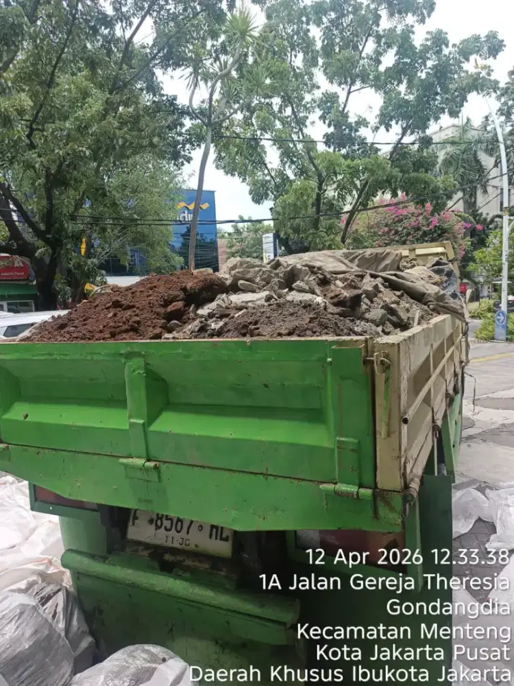 Jasa buang puing proyek